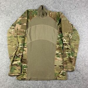 US Military Shirt Mens Small Camo Multicam Flame Resistant‎ Army Combat Uniform